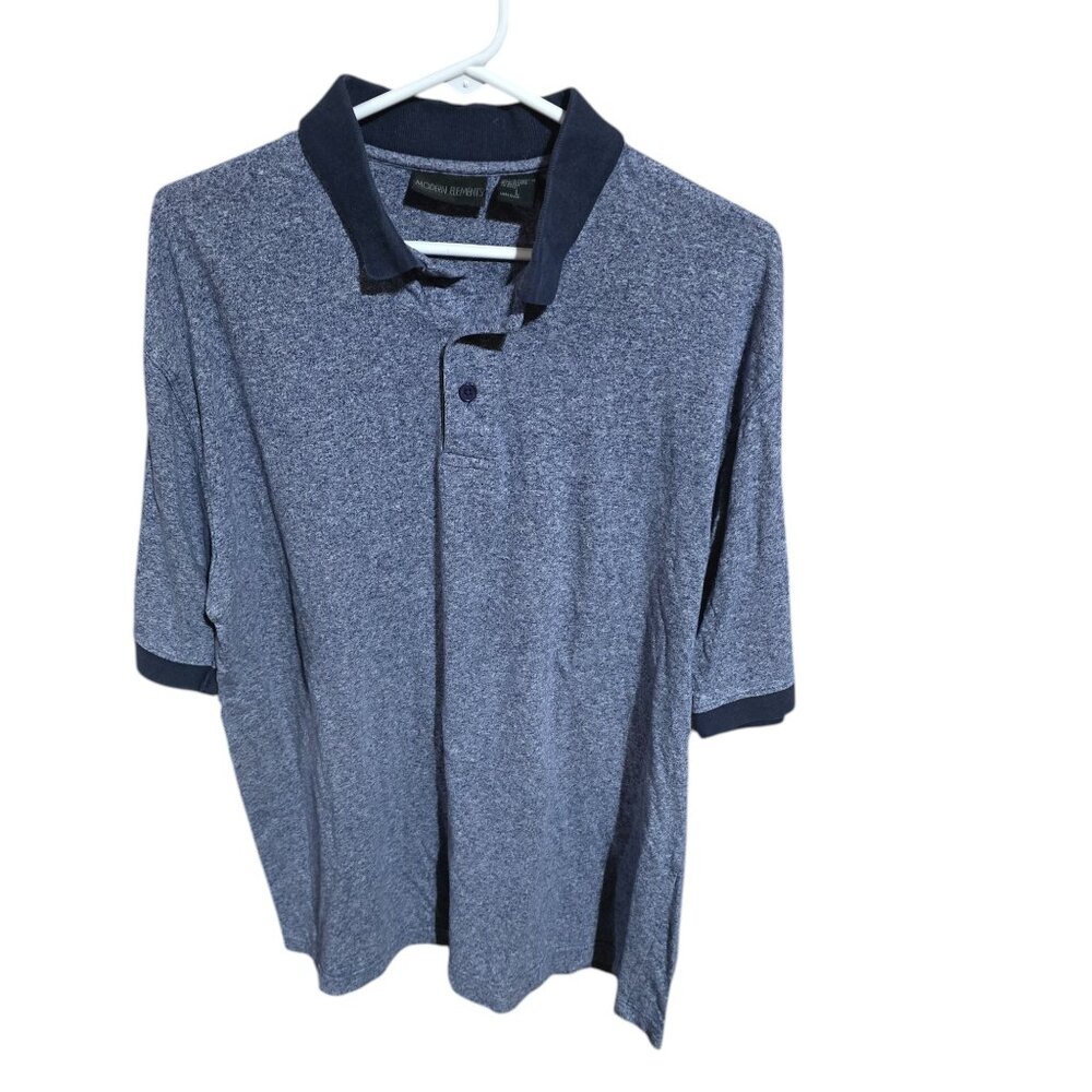 Modern Elements Blue Polo Shirt Size Large